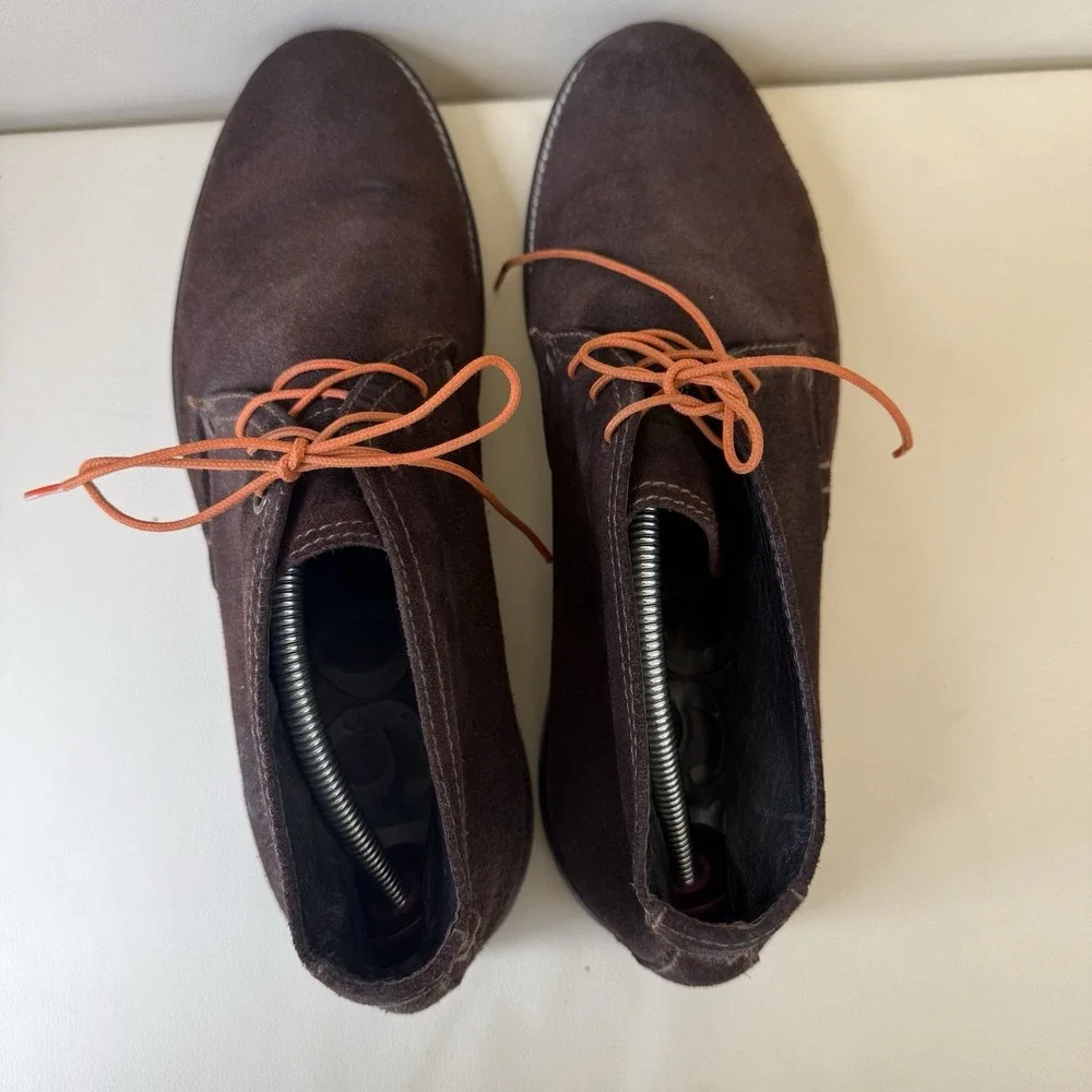1901 Men's Size 11M Brown Suede Chukka Boots Lace Up Desert Ankle Boots